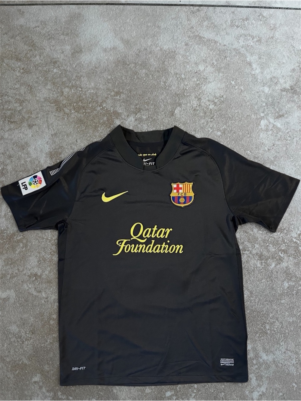Messi Barcelona Jersey- Nike Qatar Foundation